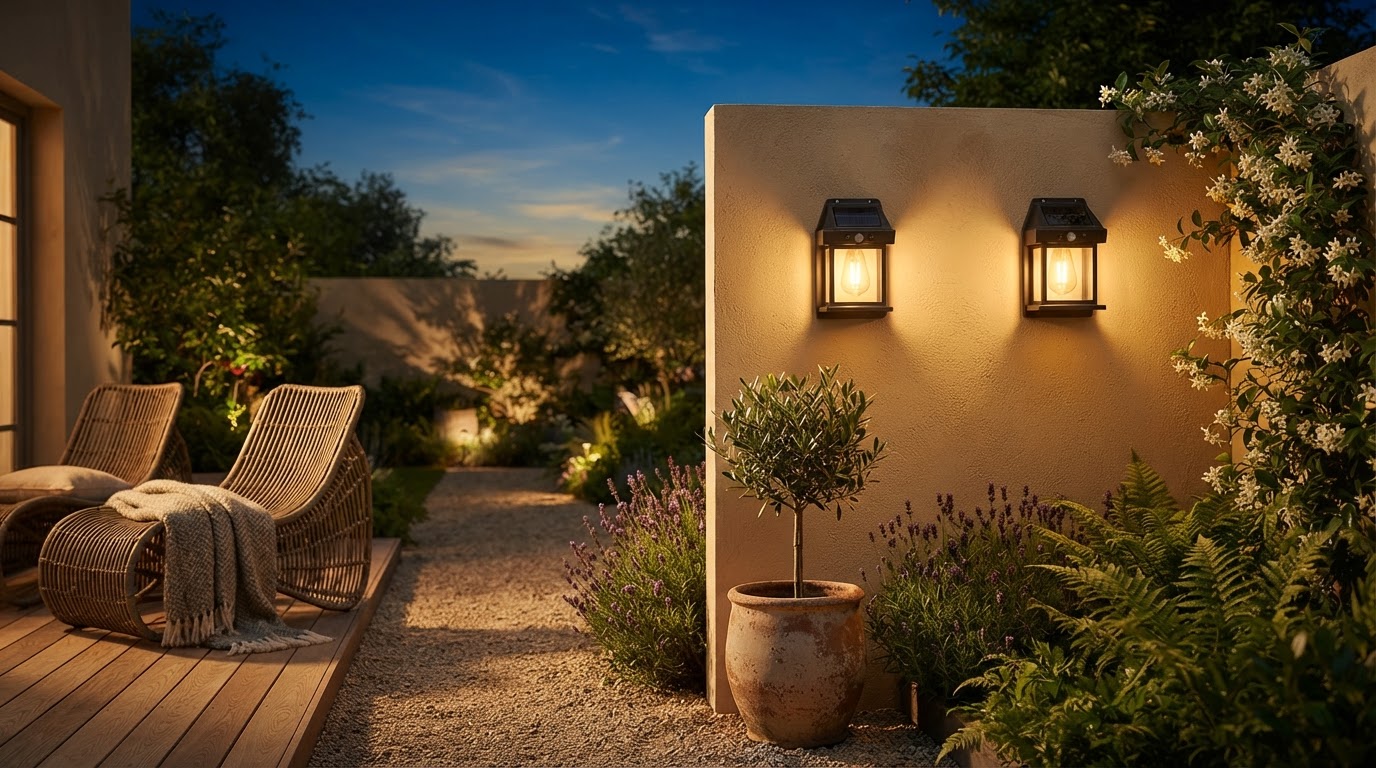 LETMY Solar Spot Lights Sale vs Solar Outdoor Wall Lights
