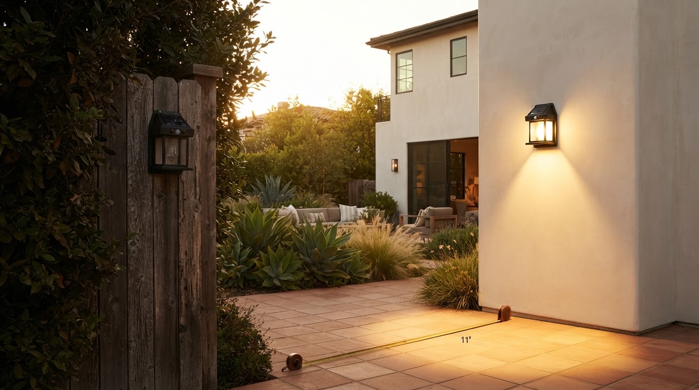 I Measured Solar Wall Lights Where Spec Sheets Stop Helping