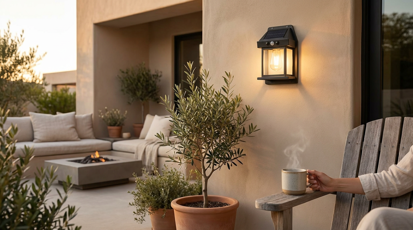 What Defines a High-Performance Modern Exterior Solar Sconce?