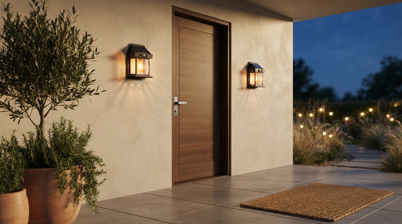 Modern Solar Outdoor Wall Lights For Porch Upgrades