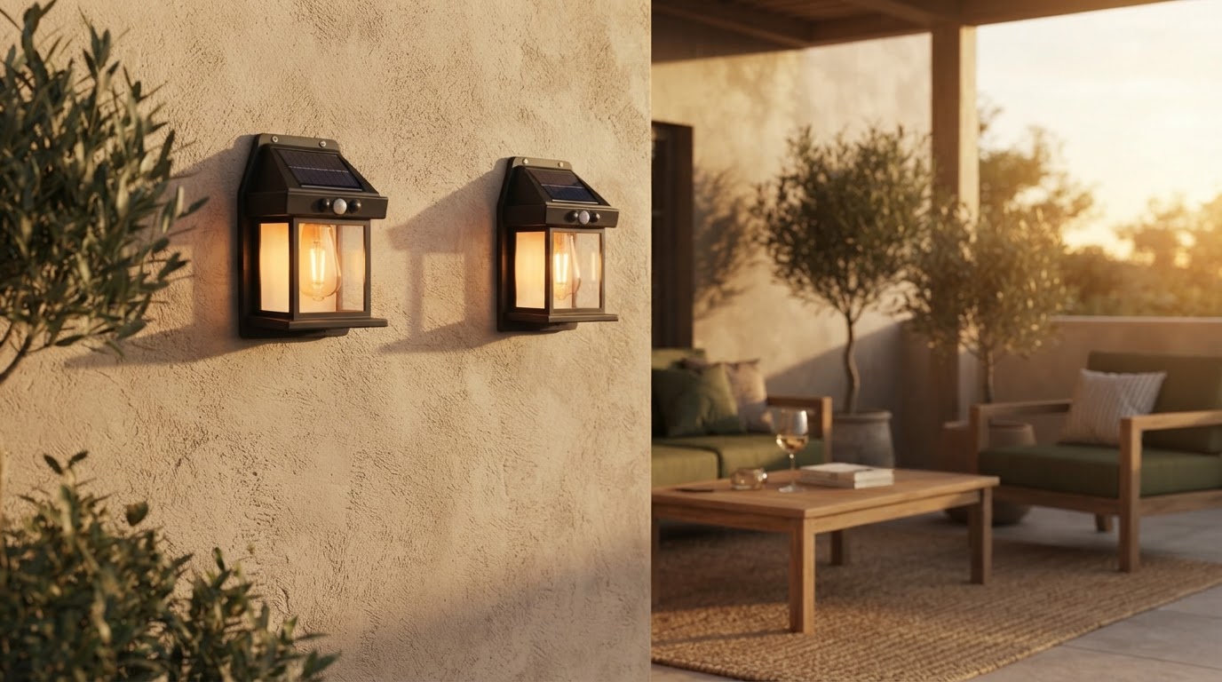 Omibee Motion Lights vs Solar Outdoor Wall Lights Performance