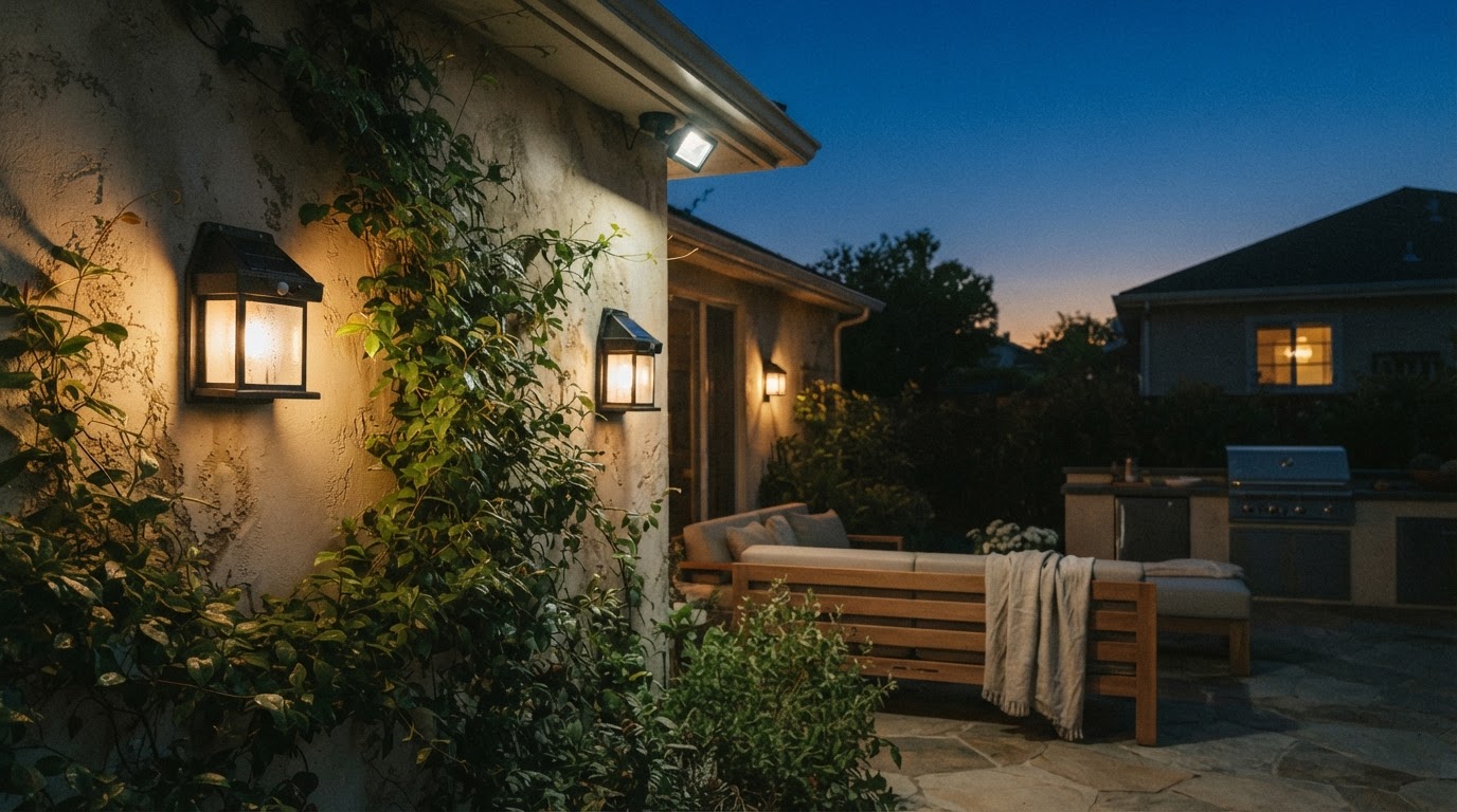 Testing Omibee Motion Lights and Solar Wall Light Durability