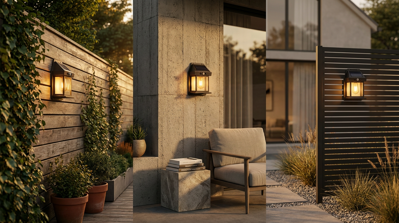 Three Performance Standards for Solar Outdoor Wall Lights