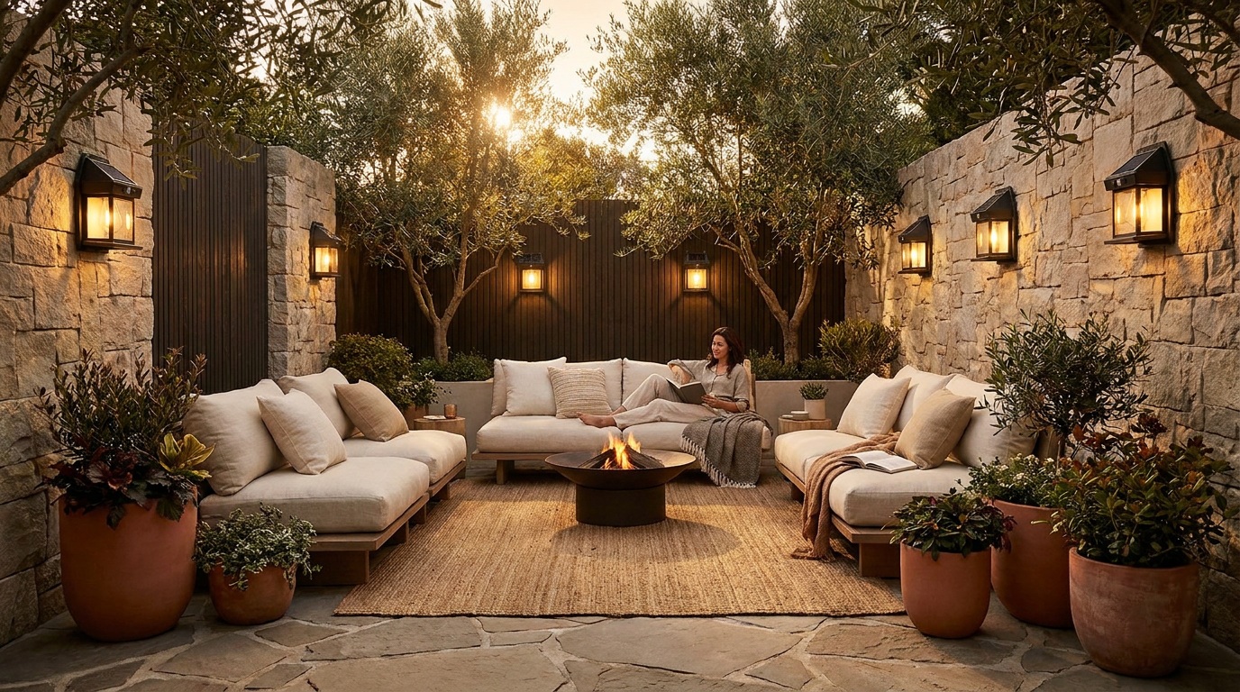 Smart Patio Upgrades with Solar Outdoor Wall Lights