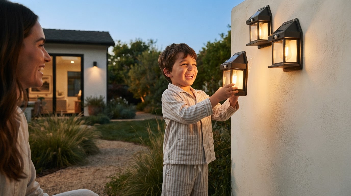 Five-Step Framework for Solar Outdoor Wall Lights