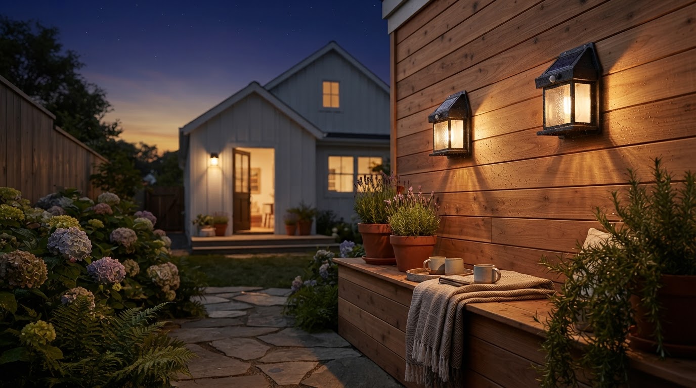 Solar Outdoor Wall Lights FAQ: Charging, Modes, and Weatherproofing