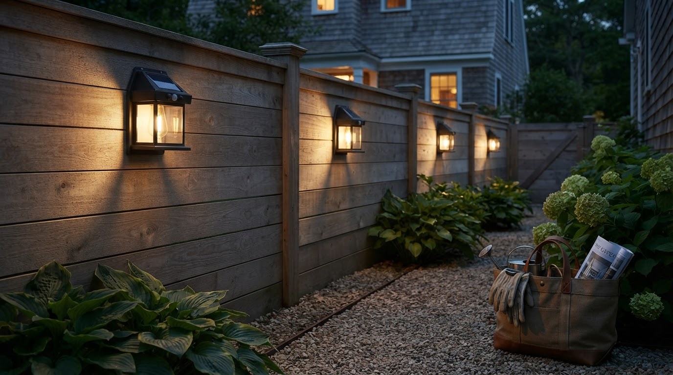 Enhancing Safety With Solar Outdoor Wall Lights For Fences
