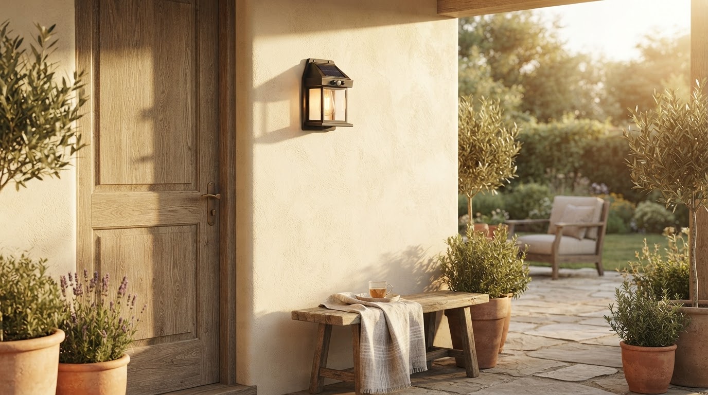 Why choose wireless Solar Outdoor Wall Lights for porches?