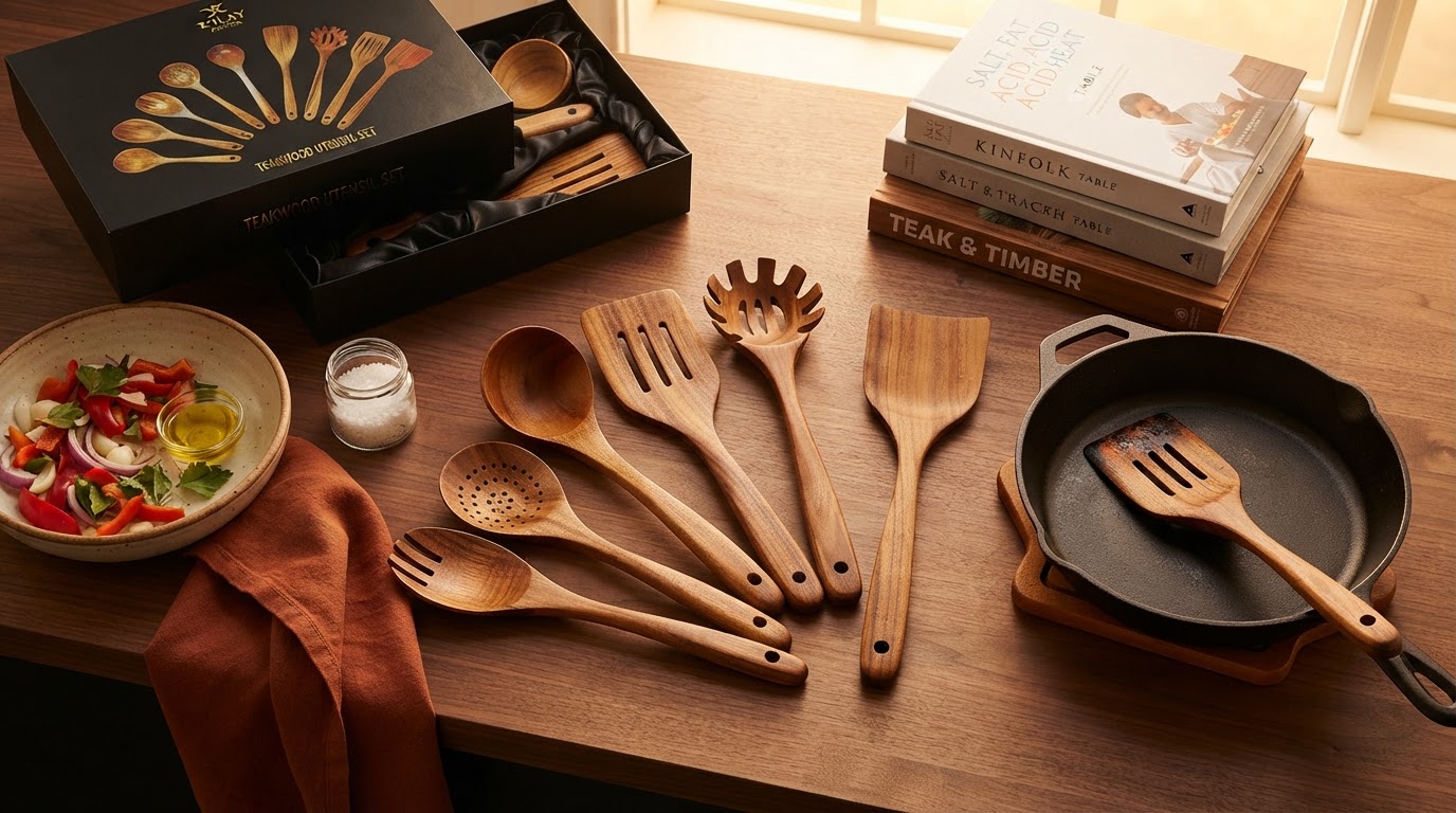 Choosing Teak Utensils for High-Heat Cooking Performance