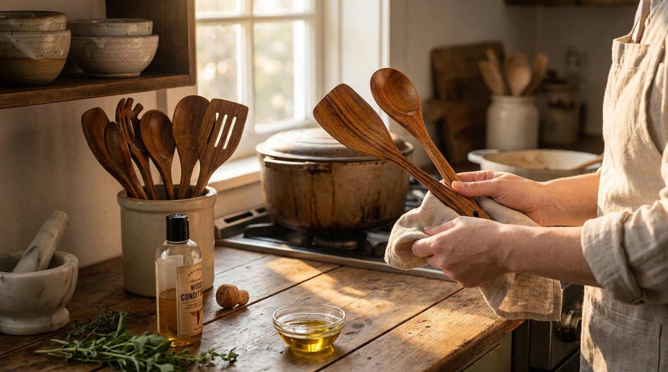 Maintaining Teak Utensils for Long-Term Kitchen Durability