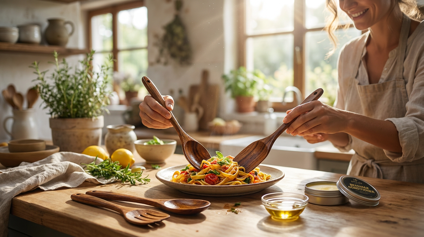How do I oil Teak Utensils for long-term use?