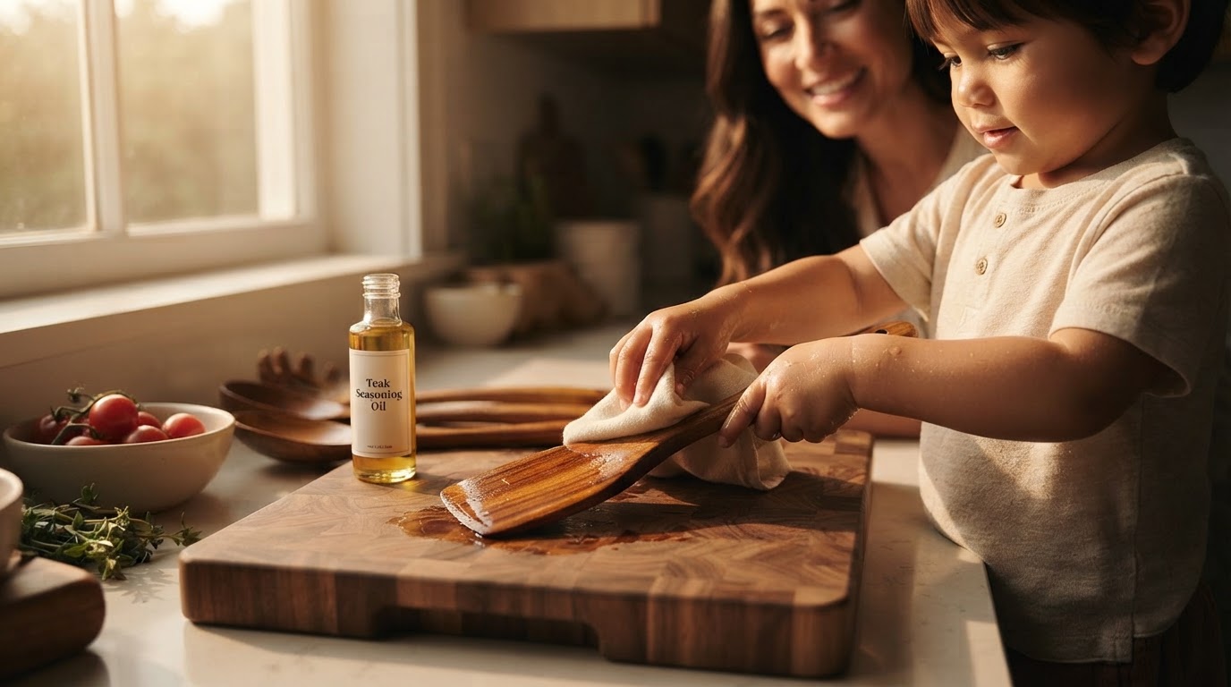 How to Season Teak Utensils for Maximum Durability