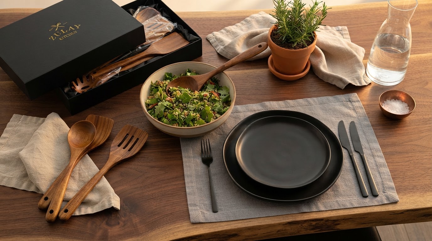 Integrating Teak Utensils Into Modern Table Settings