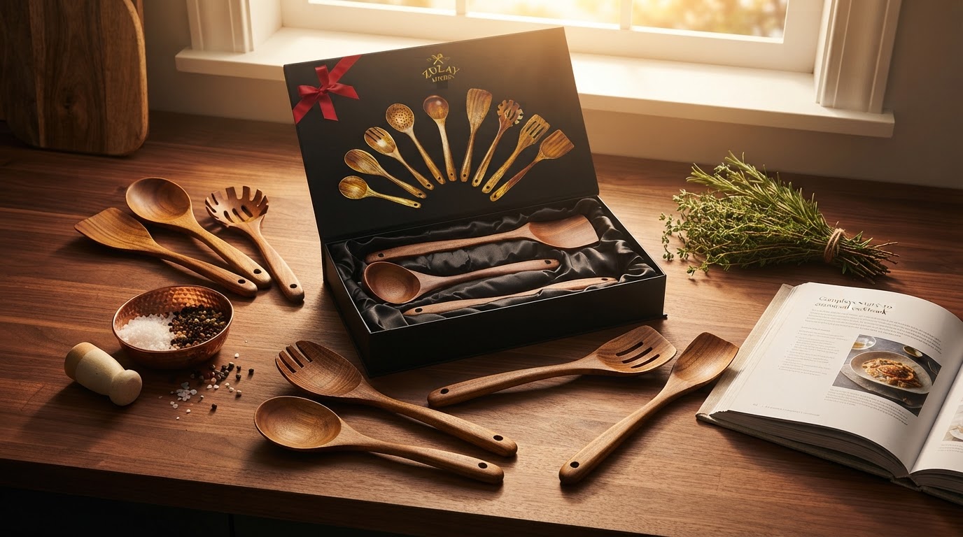 Why Choose Teak Utensils for a Luxury Cooking Set?