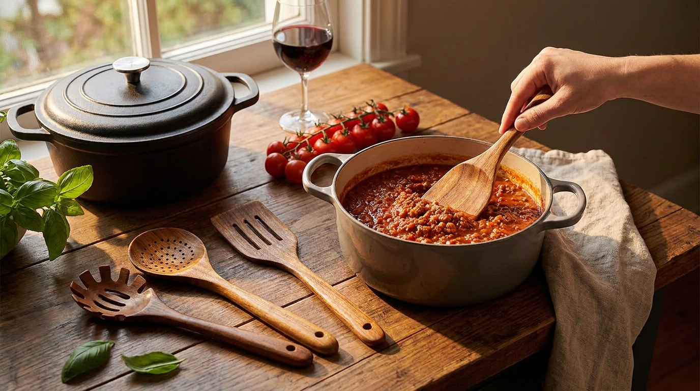 How Teak Utensils Transform Daily Cooking Routines