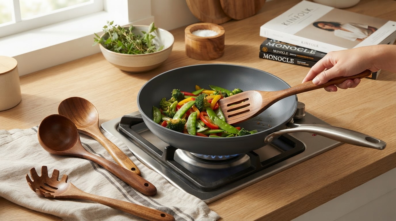 Wooden Cookware Safety FAQ: Non-Stick Pans & Care
