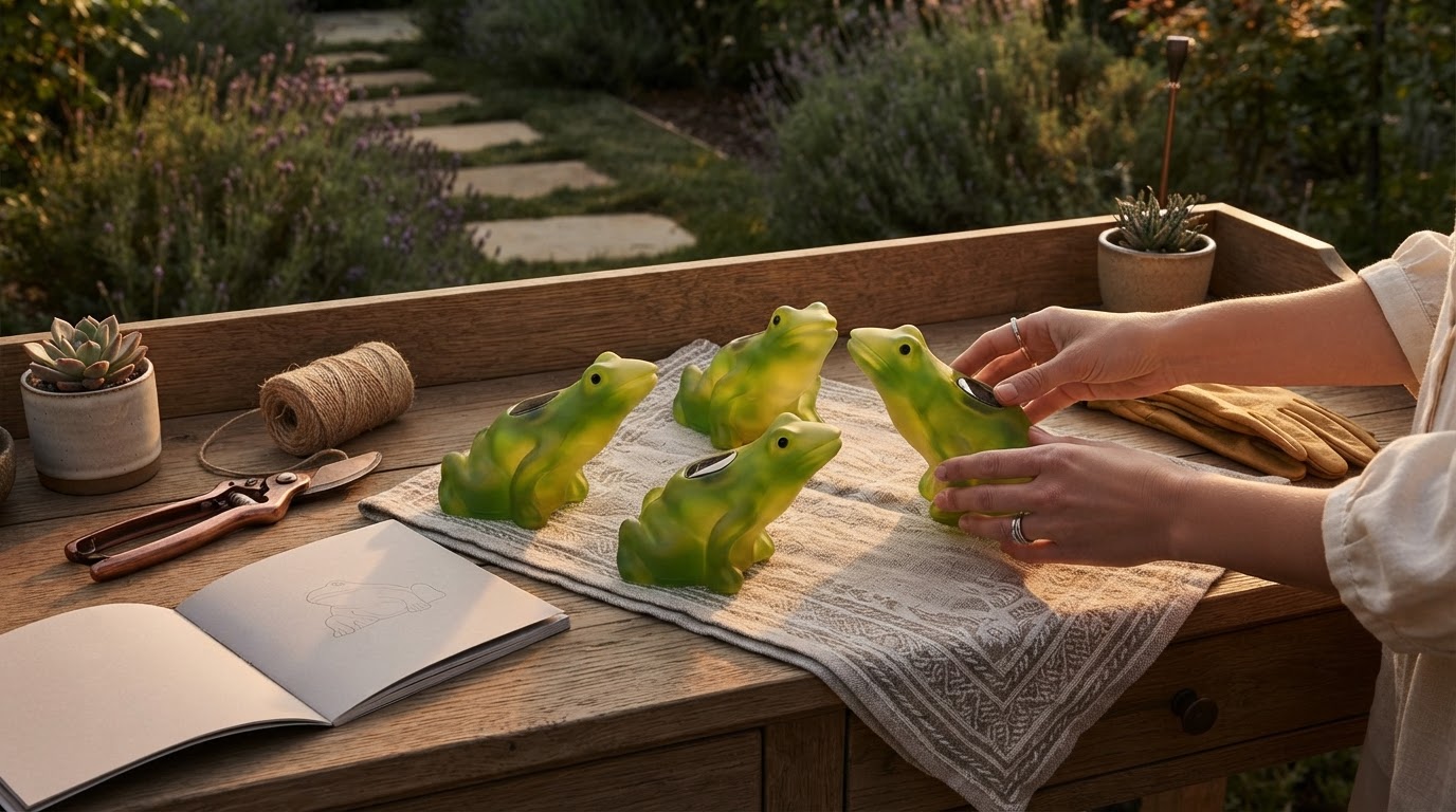 How to Install and Place Solar Frog Path Lights for Maximum Illumination