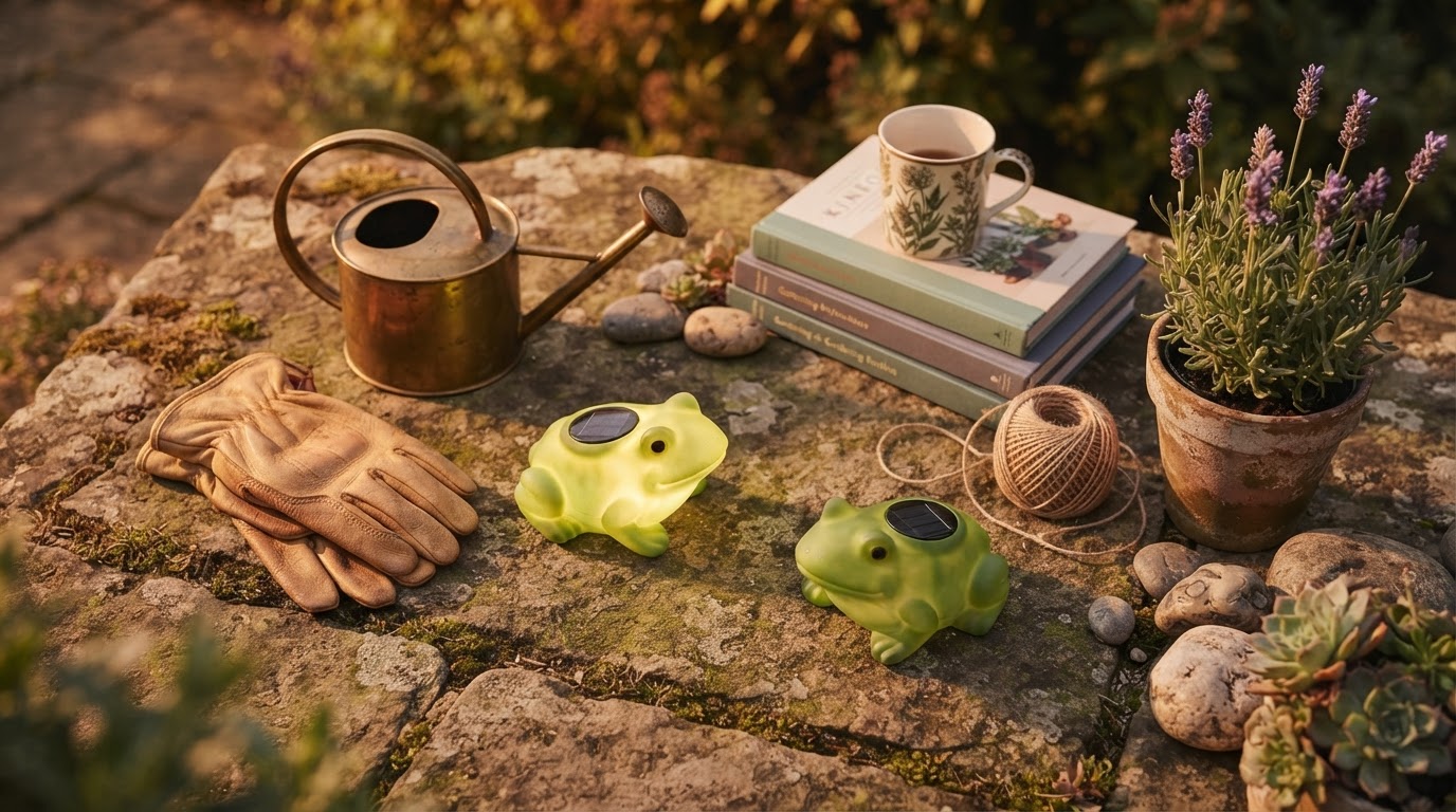 Solar Frog Lights and Outdoor Statue Longevity