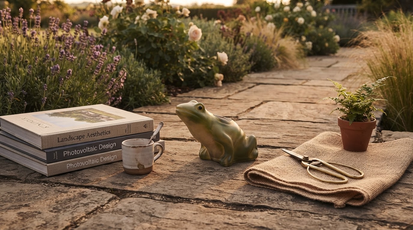 Solar Frog Lights: Validating Garden Statue Performance