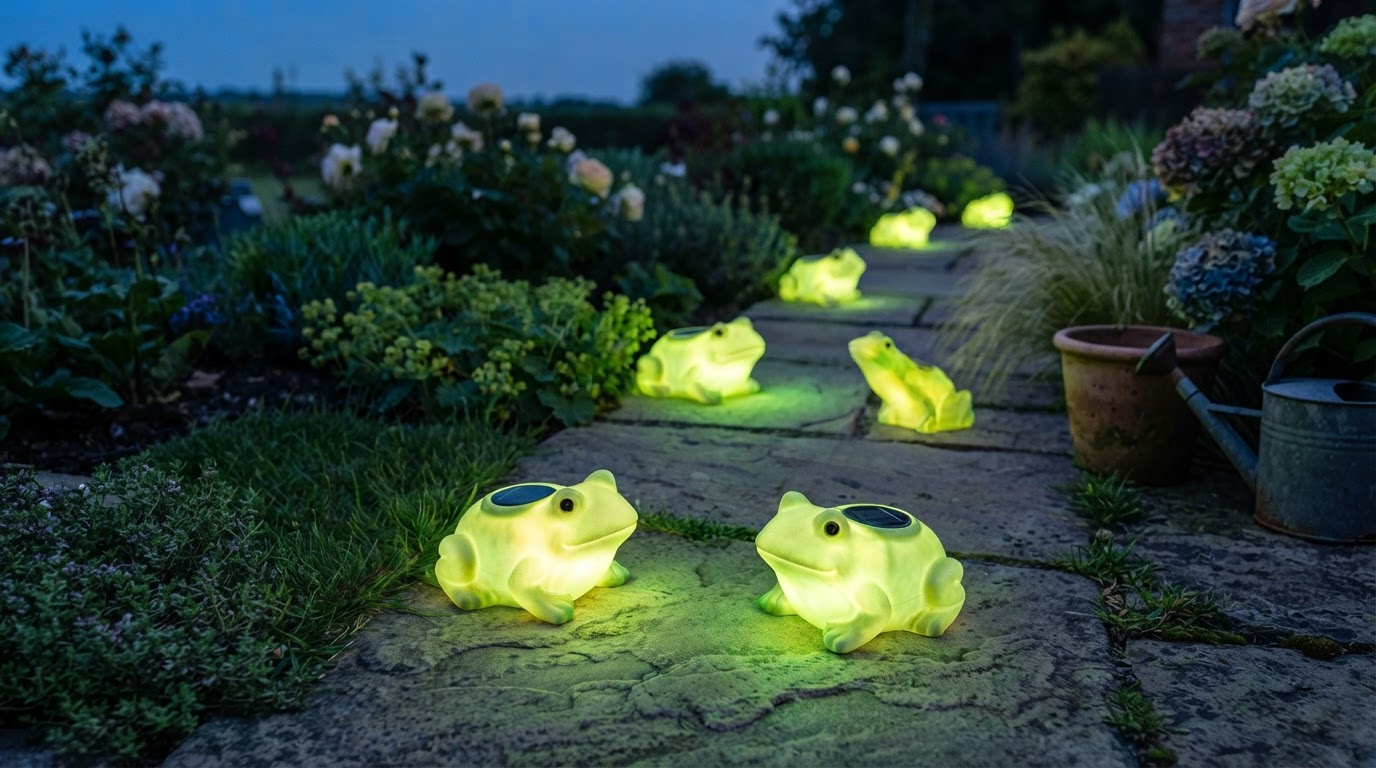 Why choose a glowing frog garden ornament for your yard?