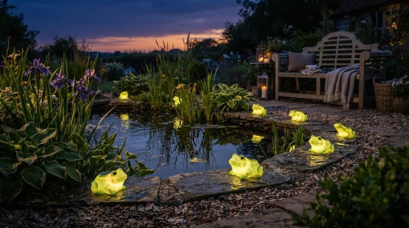 Why Use Solar Frog Lights for Pond Illumination?