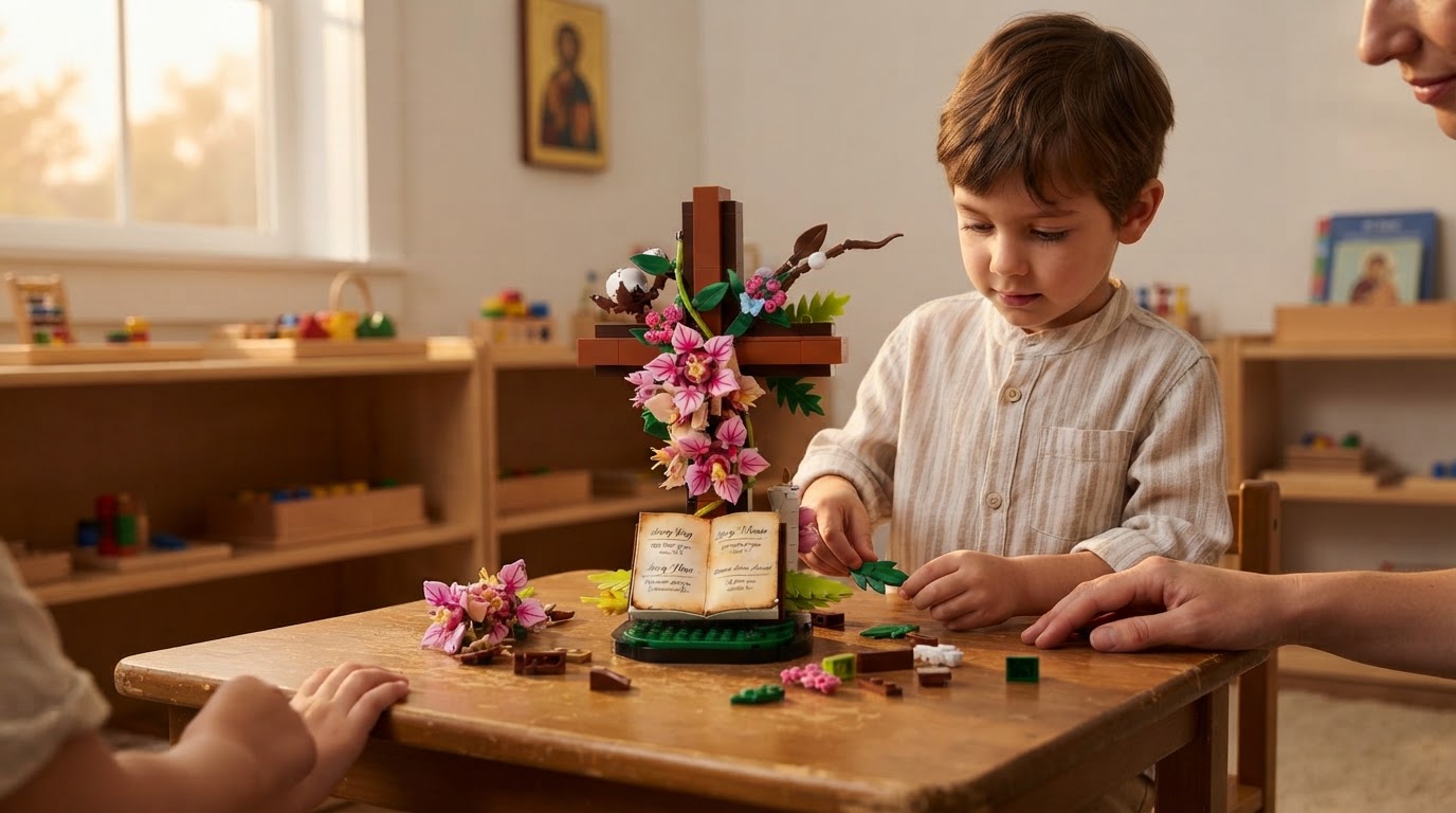 Cross Building Set Review for Church Construction Toys