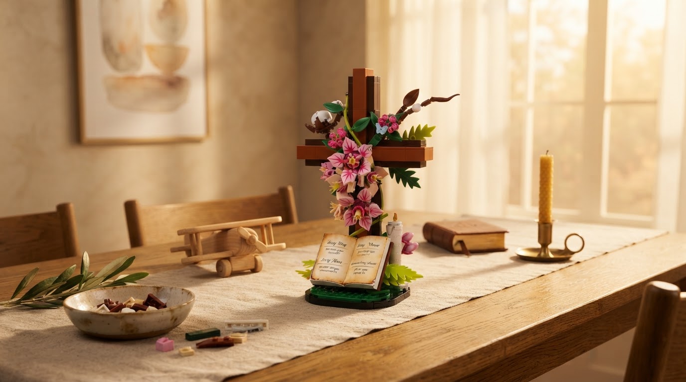 How does the Cross Building Set compare to religious toys?