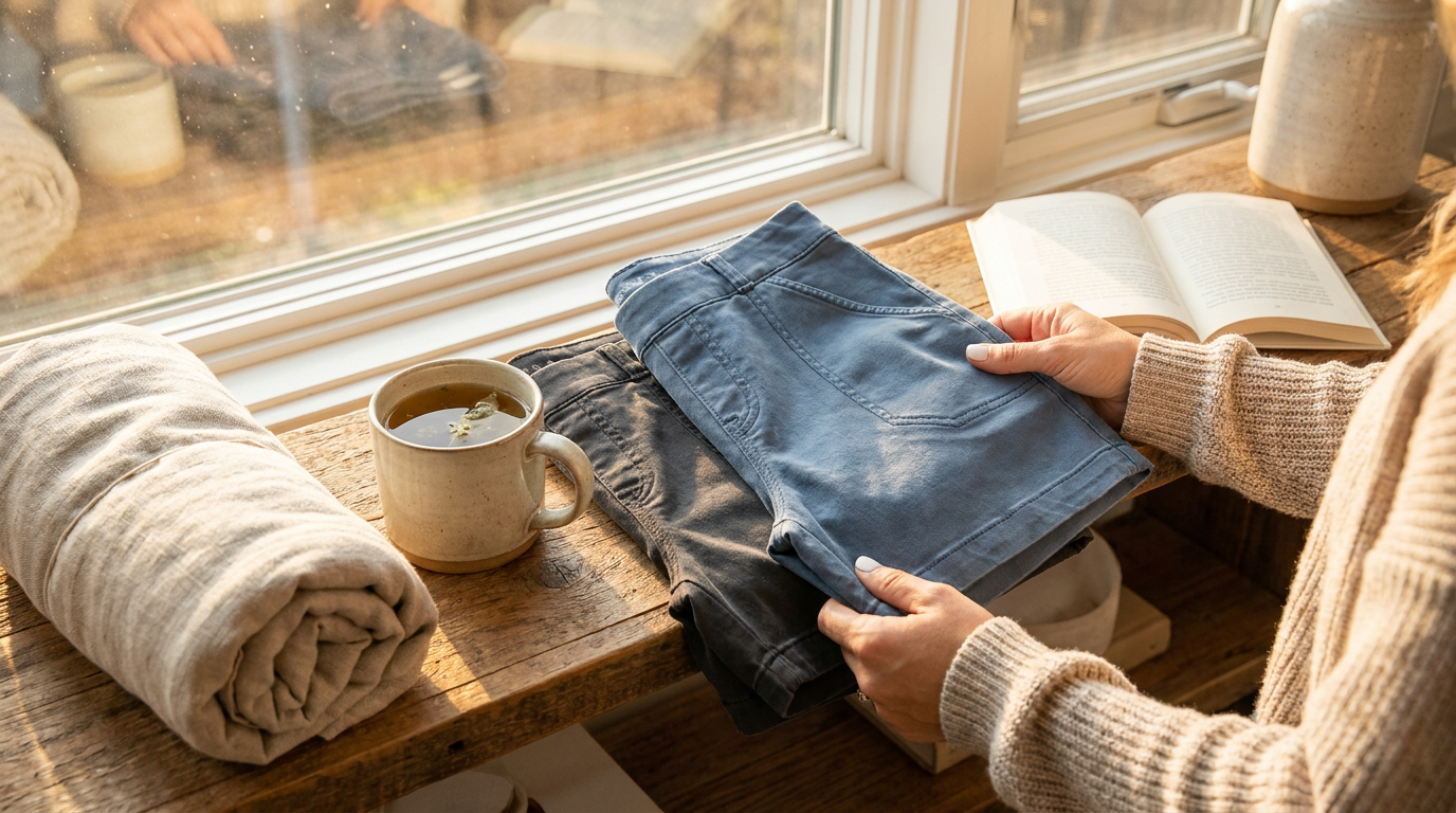 Defining Comfort with Women's Comfy Stretch Twill Shorts