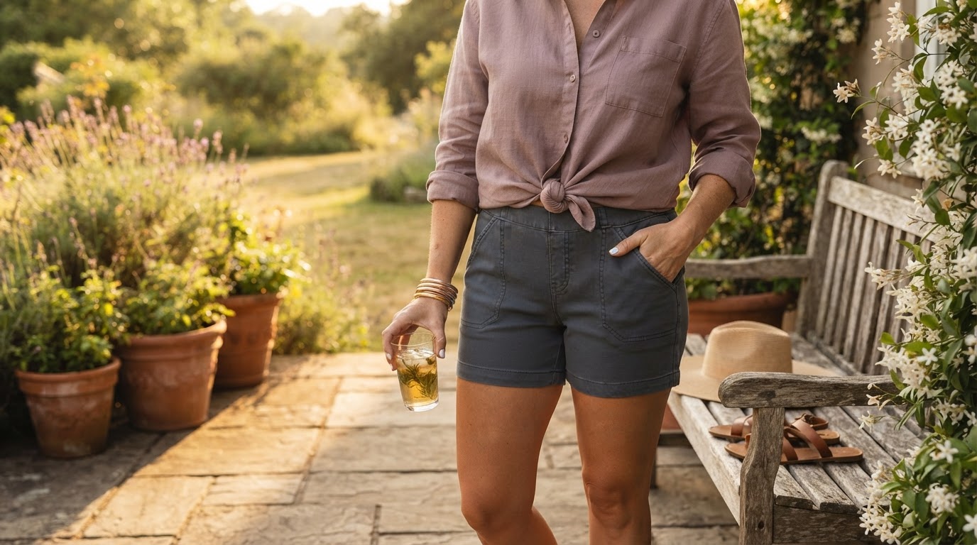 Field Testing Women's Comfy Stretch Twill Shorts Comfort