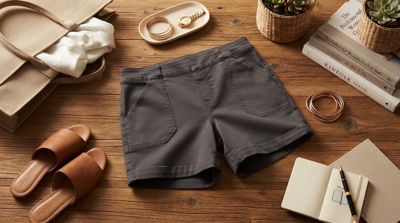 Non-Restrictive Dressy Shorts for Professional Women