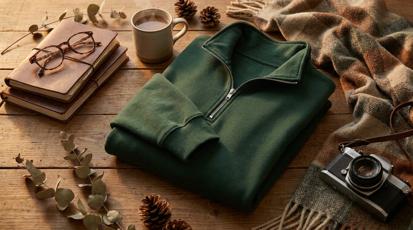 Essential Buying Guide: Aesthetic Boxy Half Zip Pullover