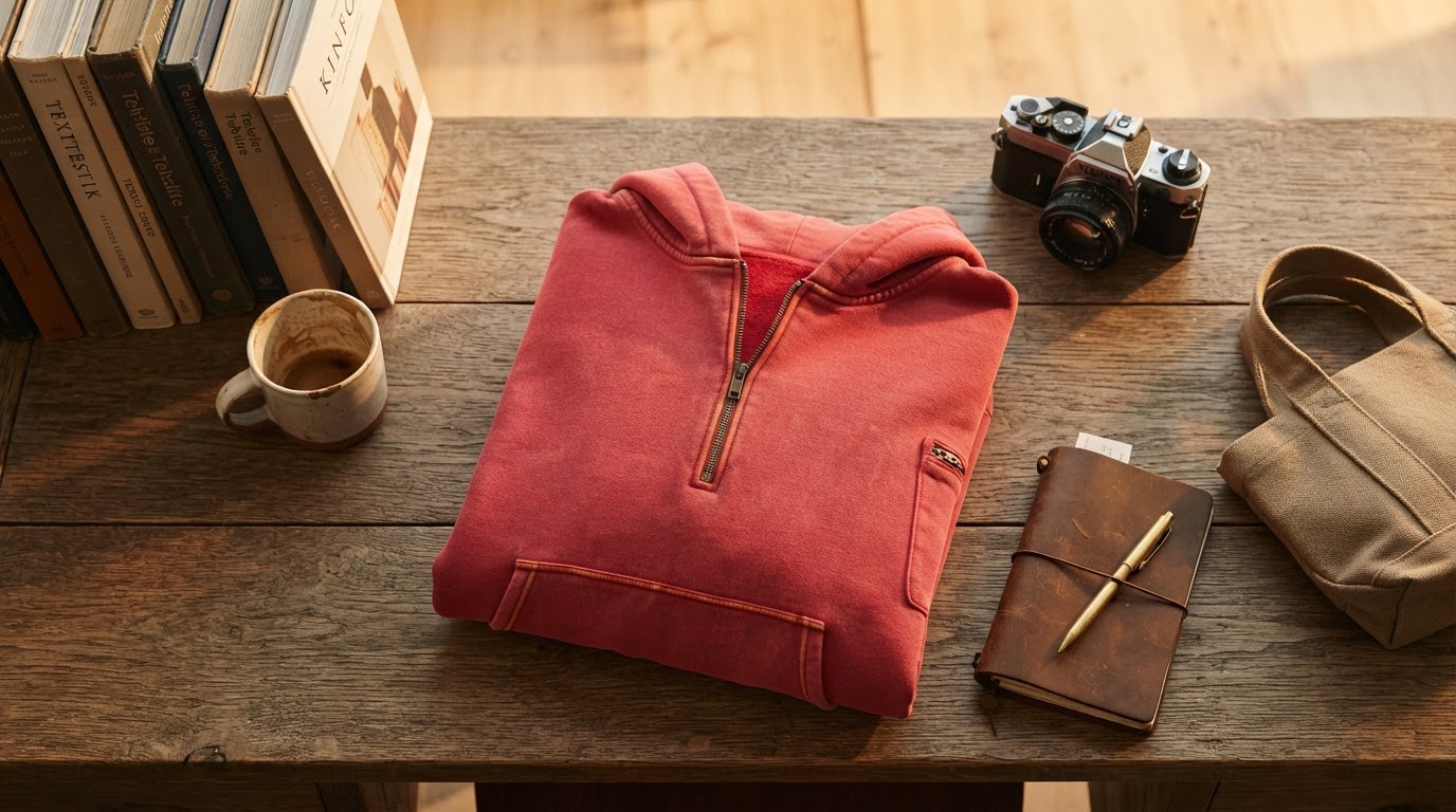 Selecting a Heavyweight Vintage Design Half Zip Oversized Hoodie