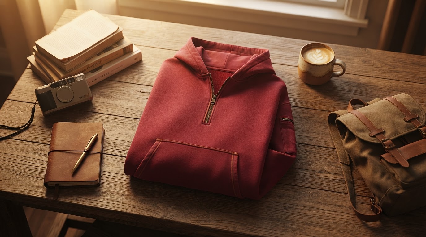 Vintage Design Half Zip Oversized Hoodie For Women Review