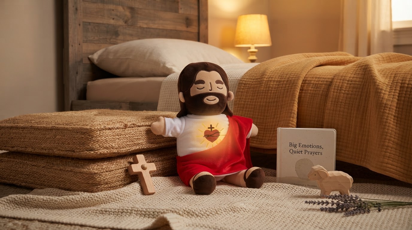 Breathing Jesus Plush for Calming Toddlers