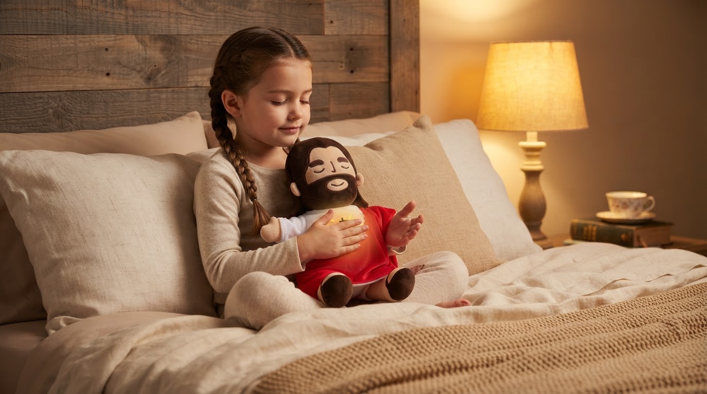 How do I use a Breathing Jesus Plush as a prayer buddy?