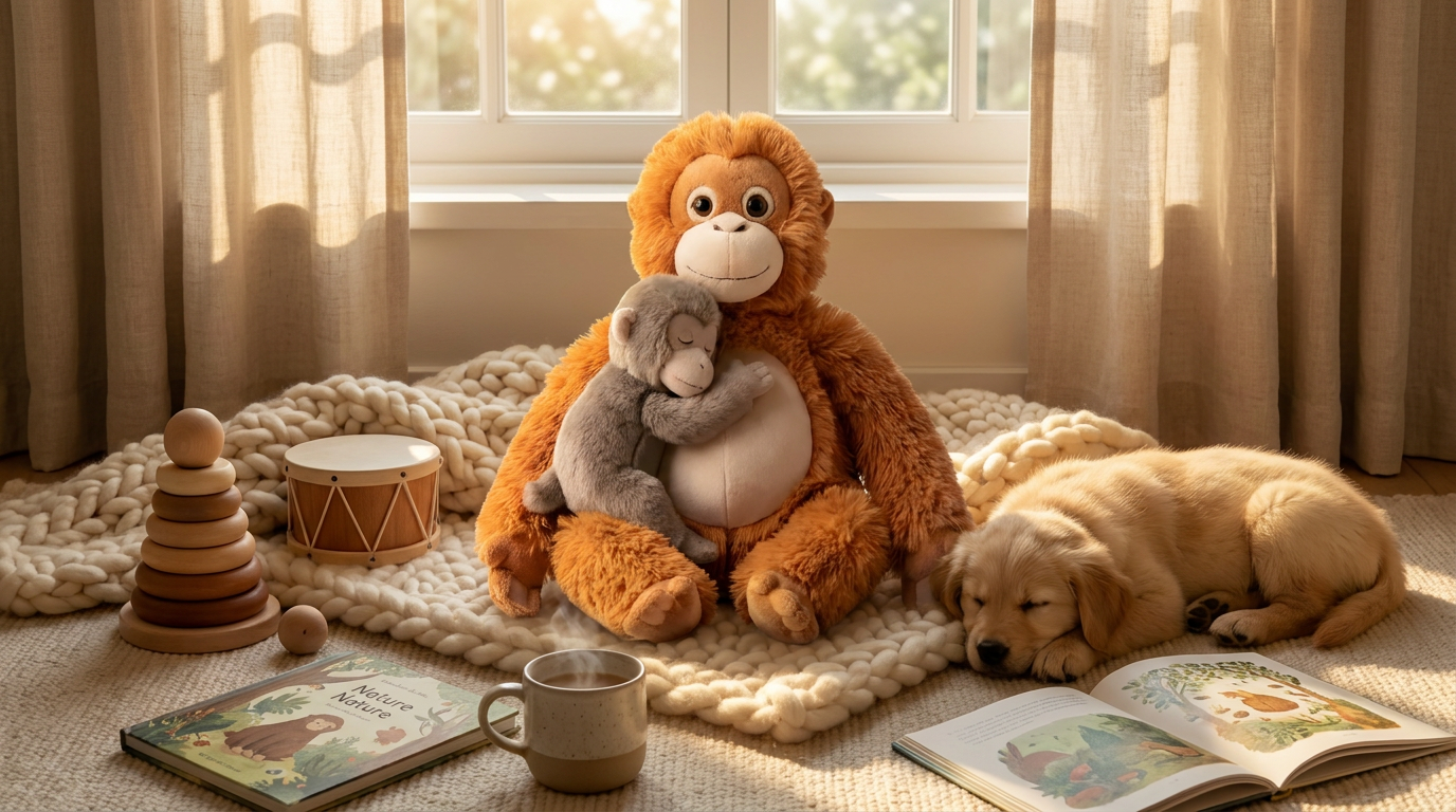 Choosing Mama Punch Monkey Plush Toy for Dynamic Play