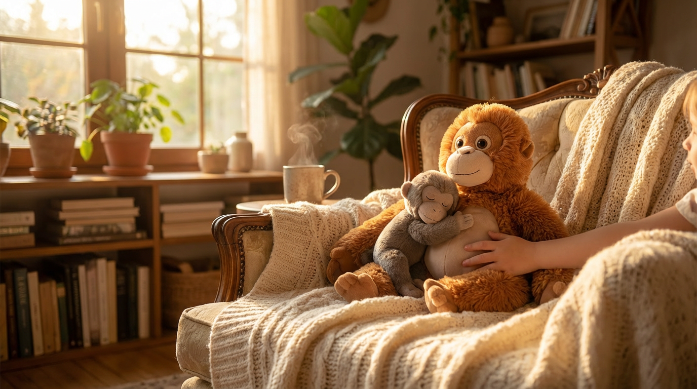 Punch the Monkey Finds Love: Get the Mama Punch Plush Toy