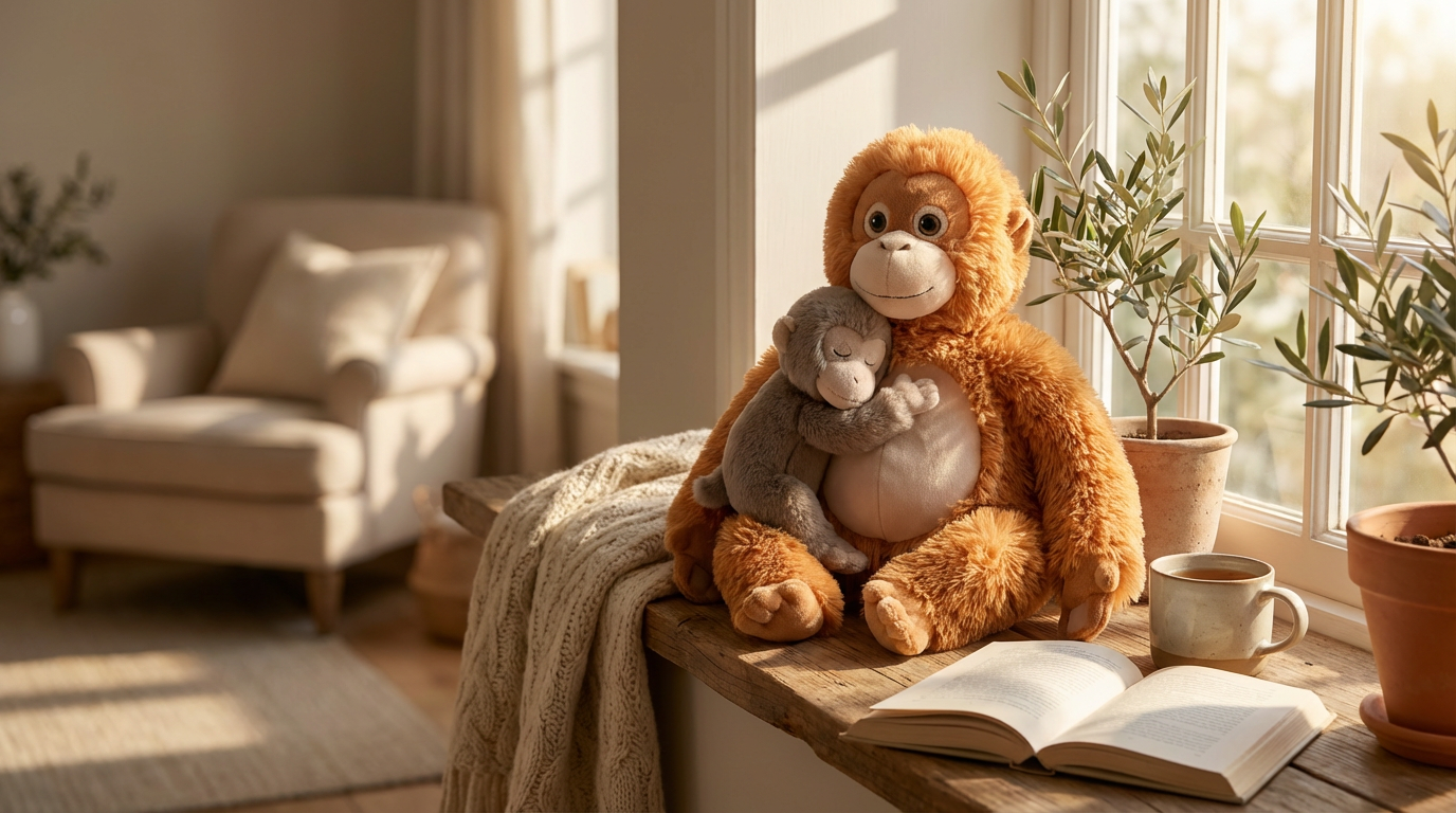 Punch the Viral Monkey Finds Love and Mama Punch Monkey Toy