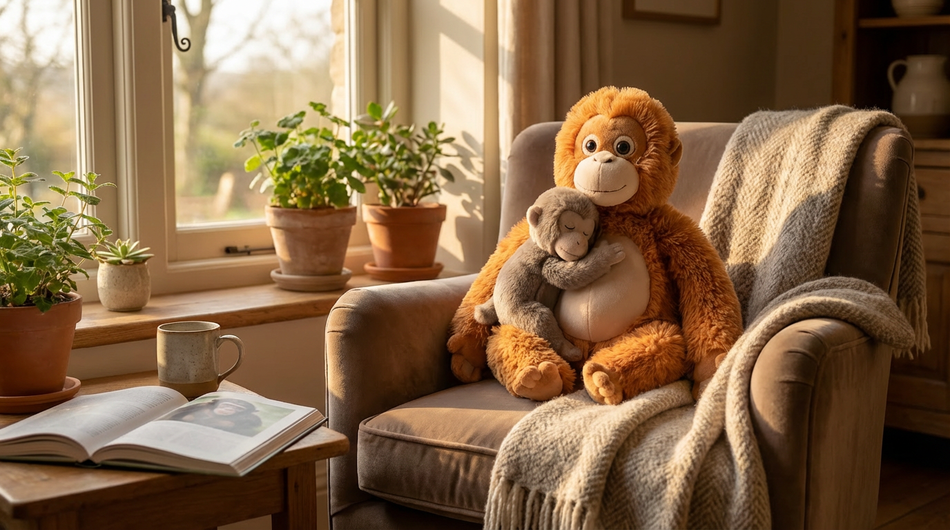 Punch the Viral Monkey Finds Love and Mama Punch Plush