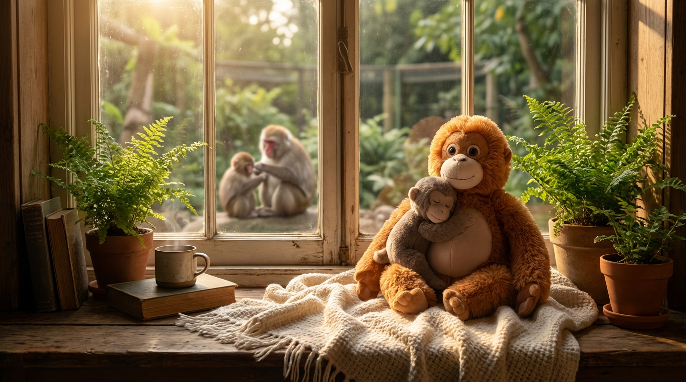 Punch the Viral Monkey Finds Love and Mama Punch Monkey Toy