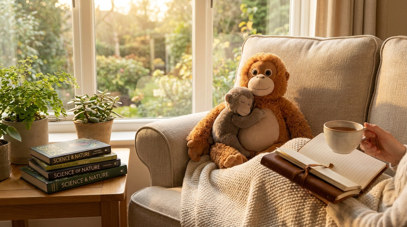 Science of Animal Bonds and the Mama Punch Monkey Plush