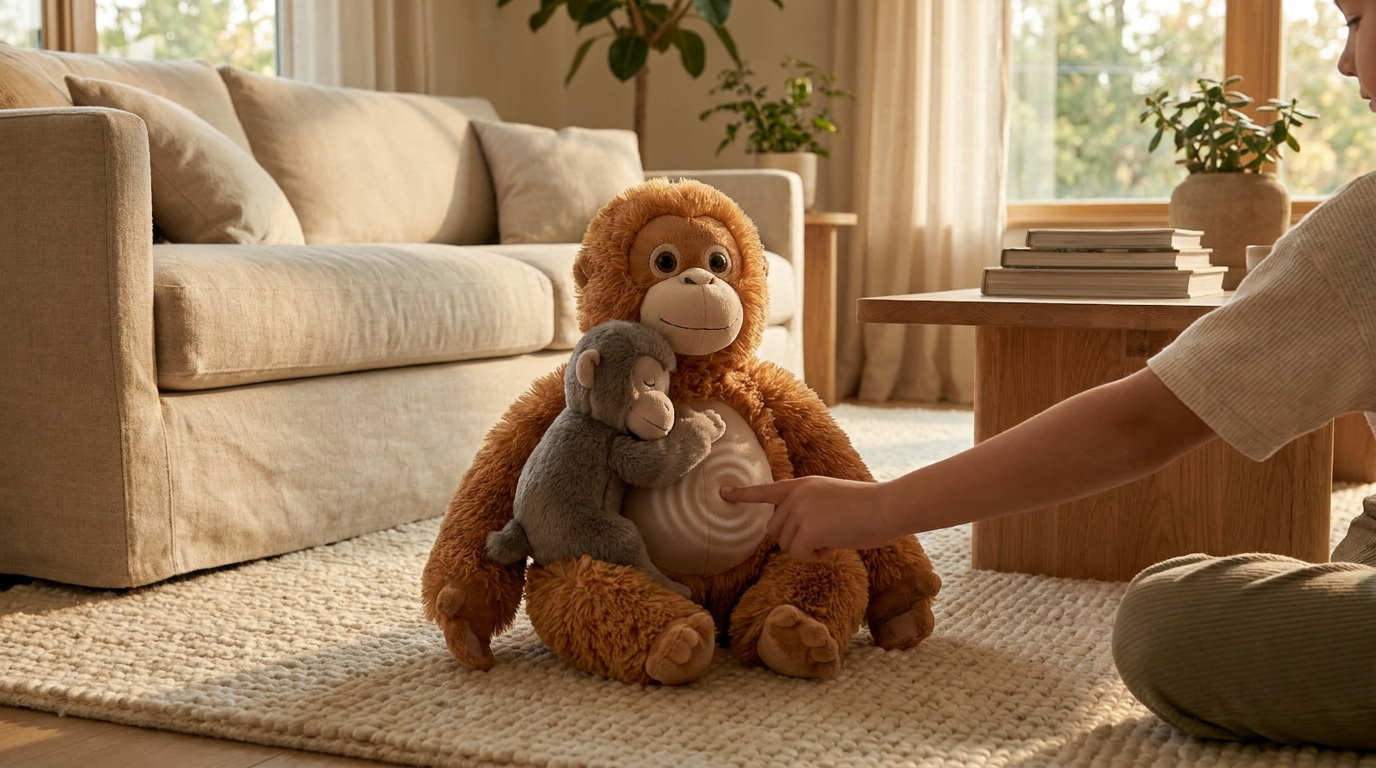 What is the Mama Punch Monkey Plush Toy?