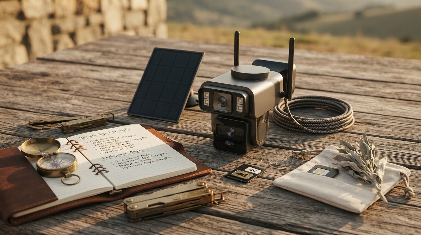 Securing Off-Grid Properties with 4G Solar Surveillance Camera