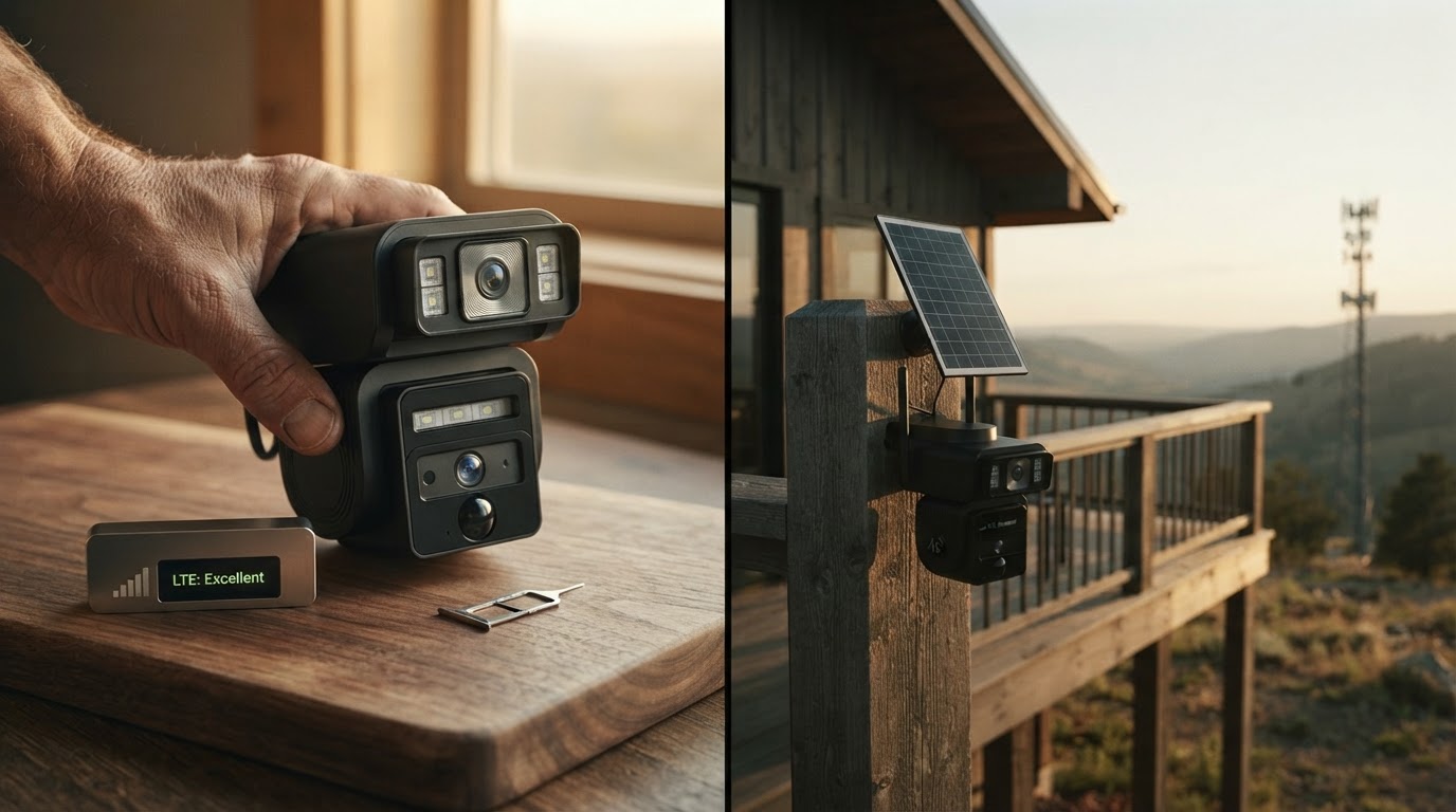 4G LTE Solar Surveillance Camera Connectivity Analysis