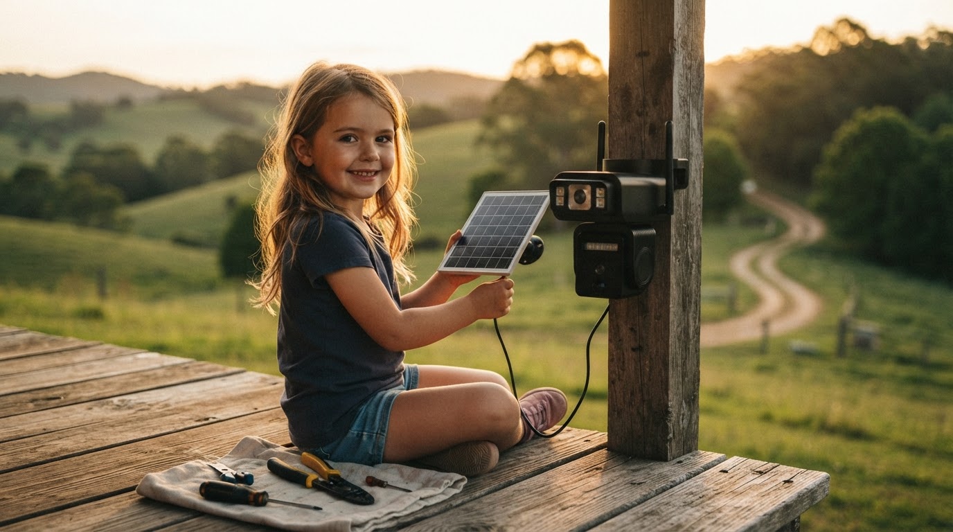 Building a DIY Solar Surveillance Camera System for Remote Use