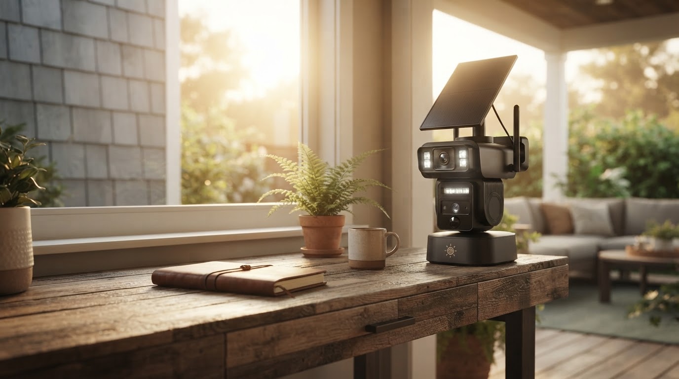 Is a solar PTZ camera outdoor setup worth it for home?