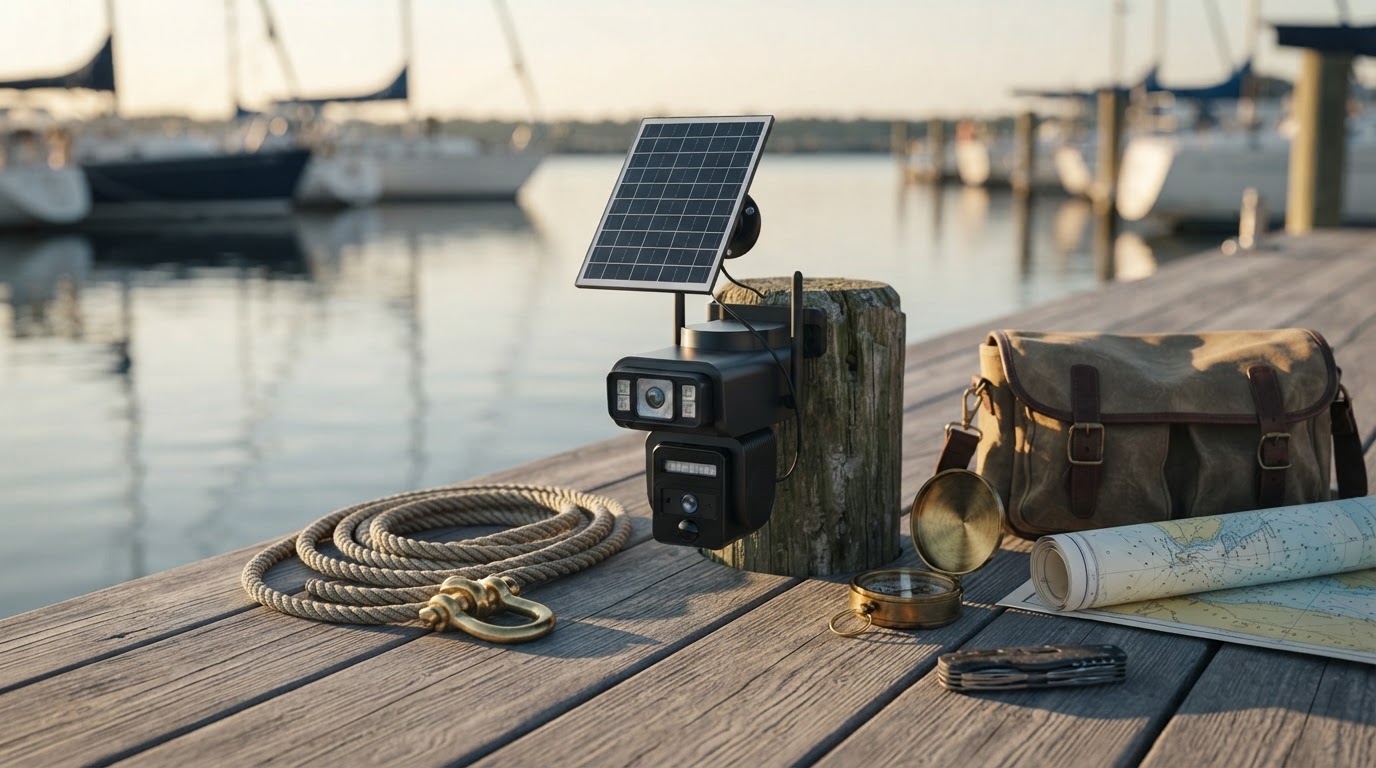 4 Critical Checks for Solar Surveillance Camera Boat Dock Use