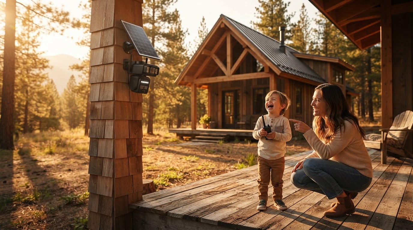 How to deploy a Solar Surveillance Camera for remote area?