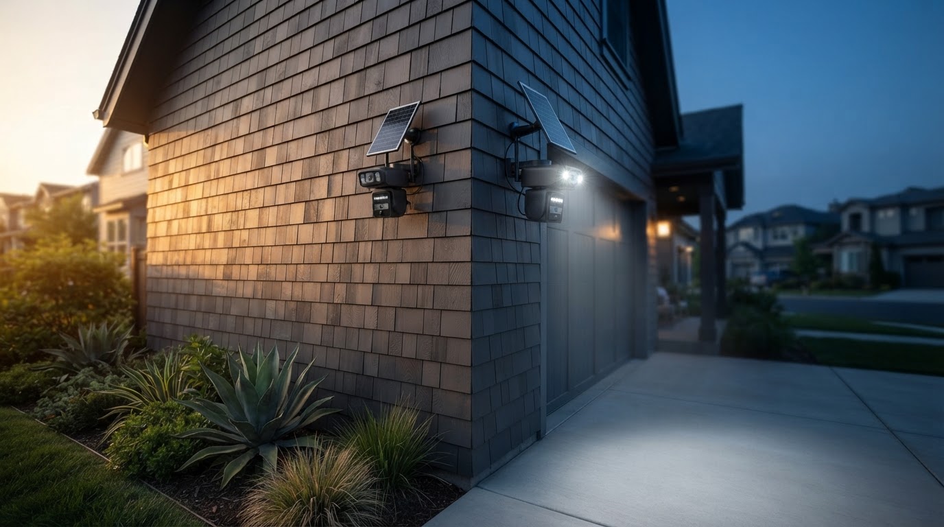Solar Surveillance Camera Efficiency in Wireless Outdoor Use