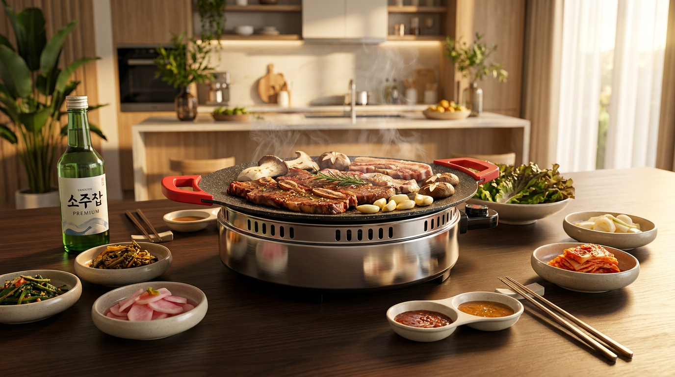 Electric Korean BBQ Grill Home Selection Framework